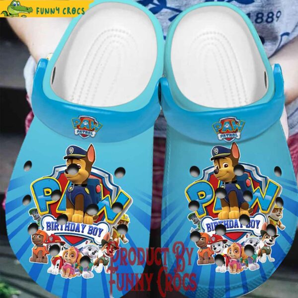 Paw Patrol Birthday Boy Crocs Style