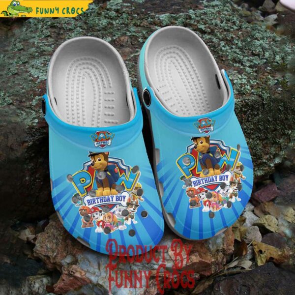 Paw Patrol Birthday Boy Crocs Style