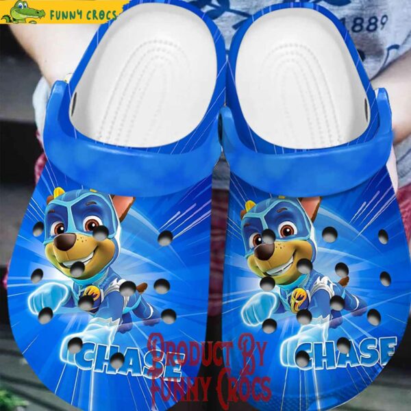 Paw Patrol Chase Blue Crocs Style