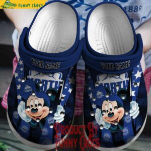 Personalized AFL North Melbourne Mickey Mouse Crocs