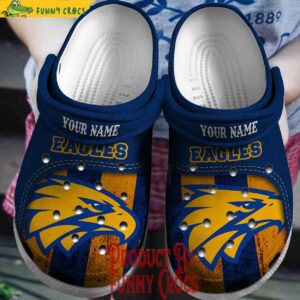 Personalized AFL West Coast Eagles Crocs Shoes