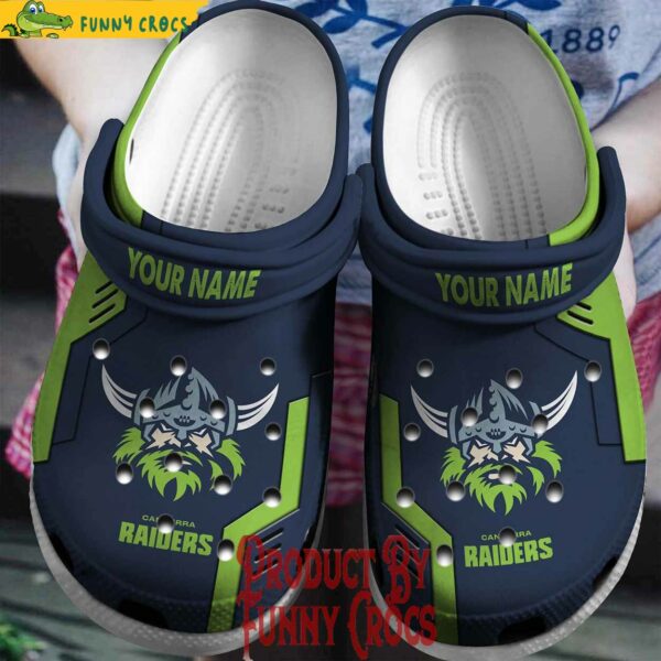 Personalized Canberra Raiders NRL Crocs Shoes