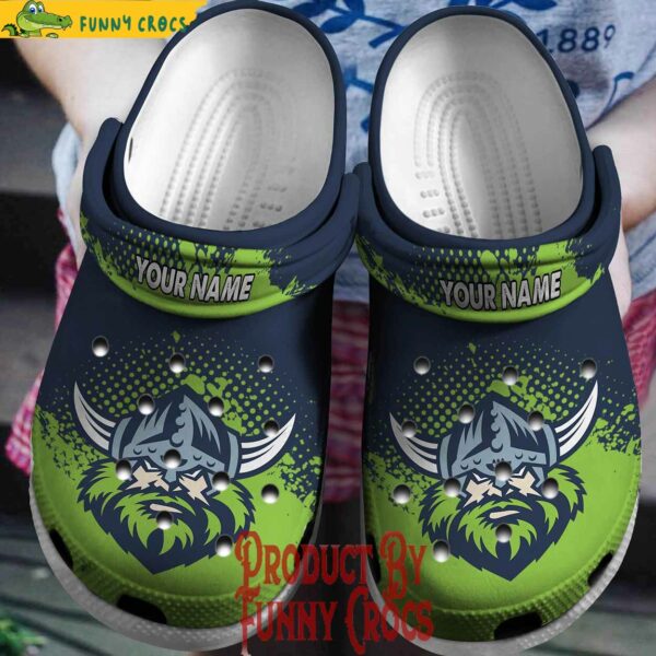 Personalized Canberra Raiders NRL Crocs Style