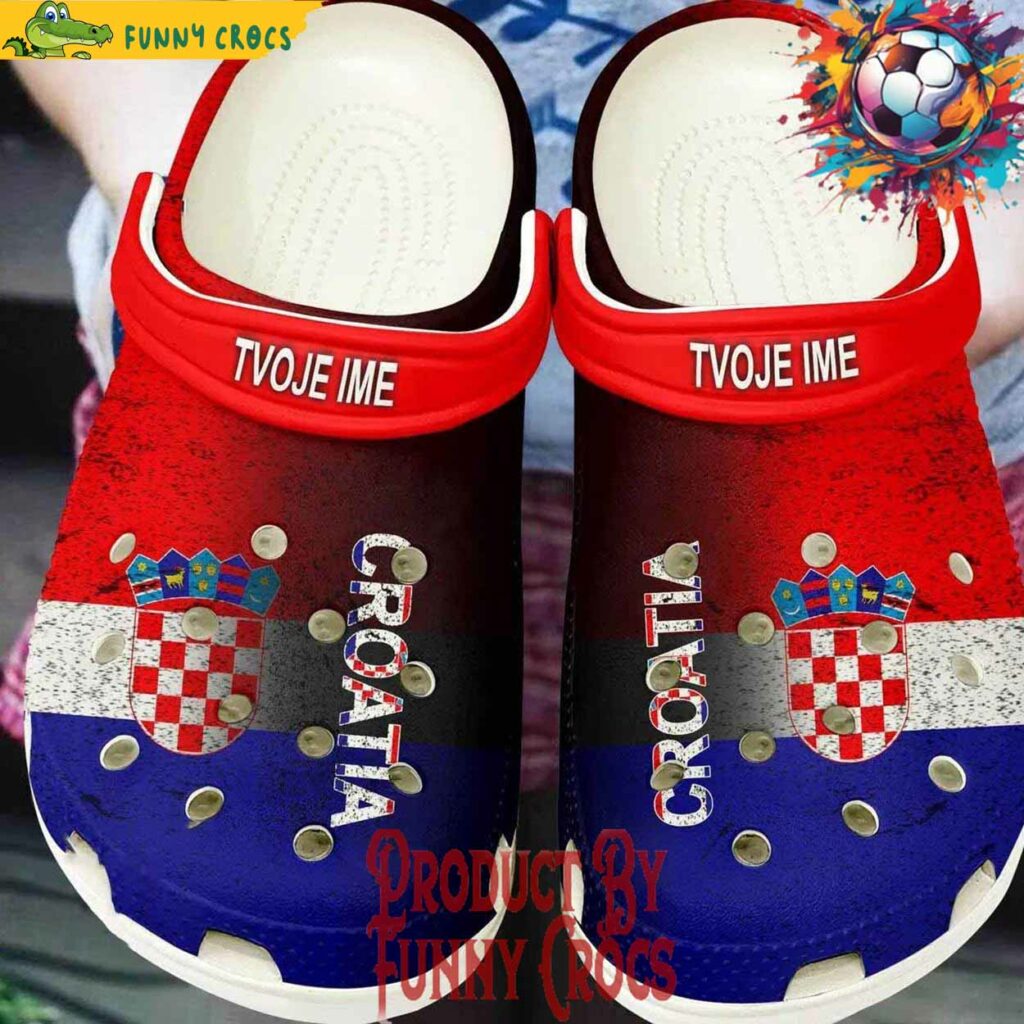 Personalized Croatia Euro 2024 Crocs Style