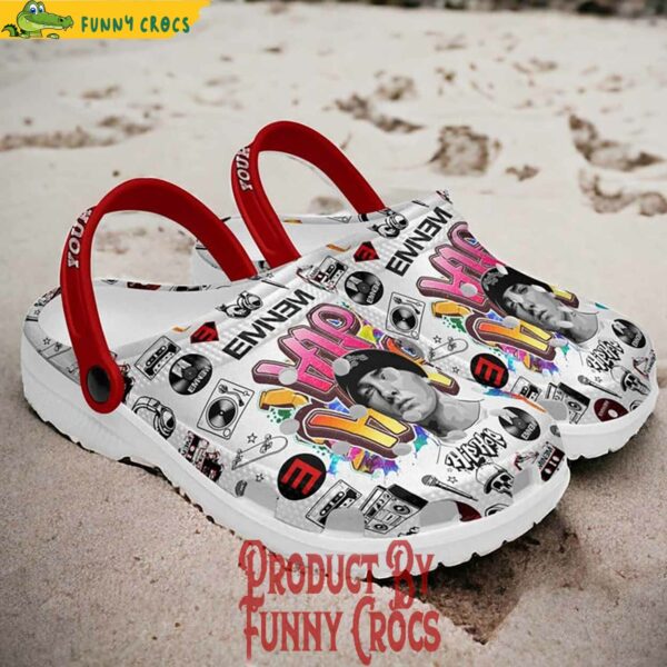 Personalized Eminem Hip Hop Crocs Style