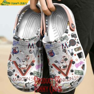 Personalized Maroon 5 Lion Crocs Style 3