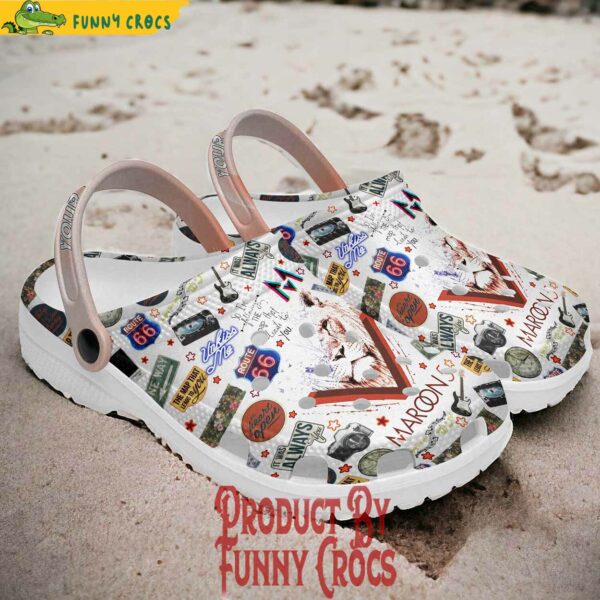 Personalized Maroon 5 Lion Crocs Style