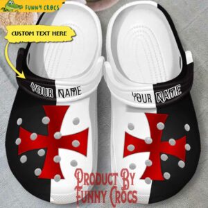 Personalized Medieval Swordsman Symbol Crocs Style