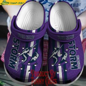 Personalized Melbourne Storm NRL Crocs Style