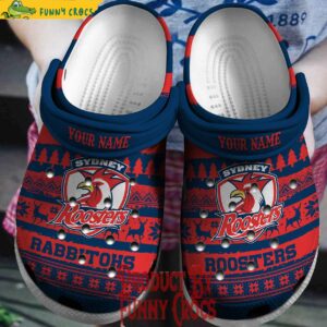 Personalized NRL Sydney Roosters Crocs Shoes