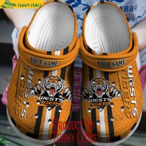 Personalized NRL West Tigers Crocs For Fans