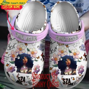 Personalized SZA Cute Smile Crocs Style