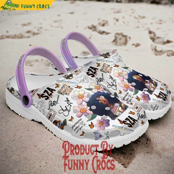 Personalized SZA Cute Smile Crocs Style