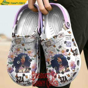 Personalized SZA Cute Smile Crocs Style 3