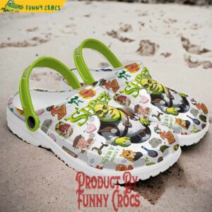 Personalized Shrek White Crocs Style 3 1