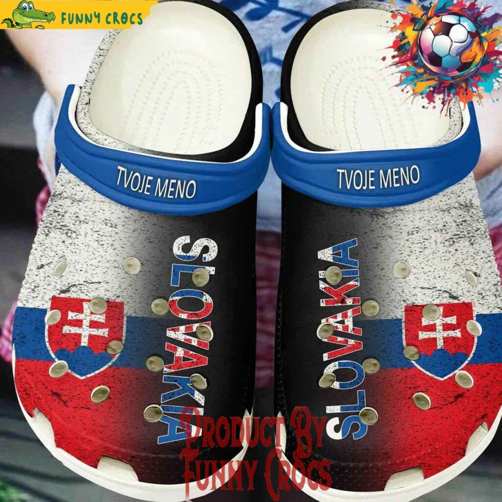 Personalized Slovakia Euro 2024 Crocs Style