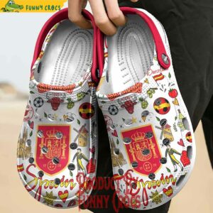 Personalized Soccer Spain Crocs Style Gifts 3