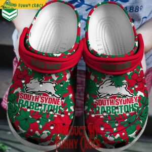 Personalized South Sydney Rabbitohs New Crocs Slippers