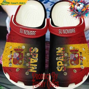 Personalized Spain Euro 2024 Crocs Style