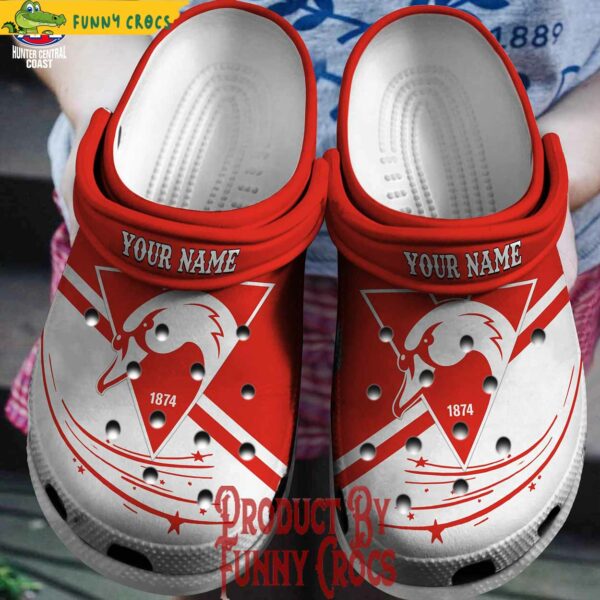 Personalized Sydney Swans Crocs Clogs