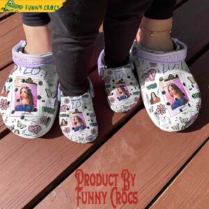 Personalized Tate Mcrae Sony Music Crocs Slippers 4