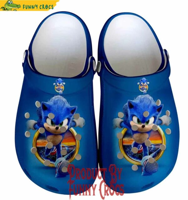 Sonic Blue Crocs Style