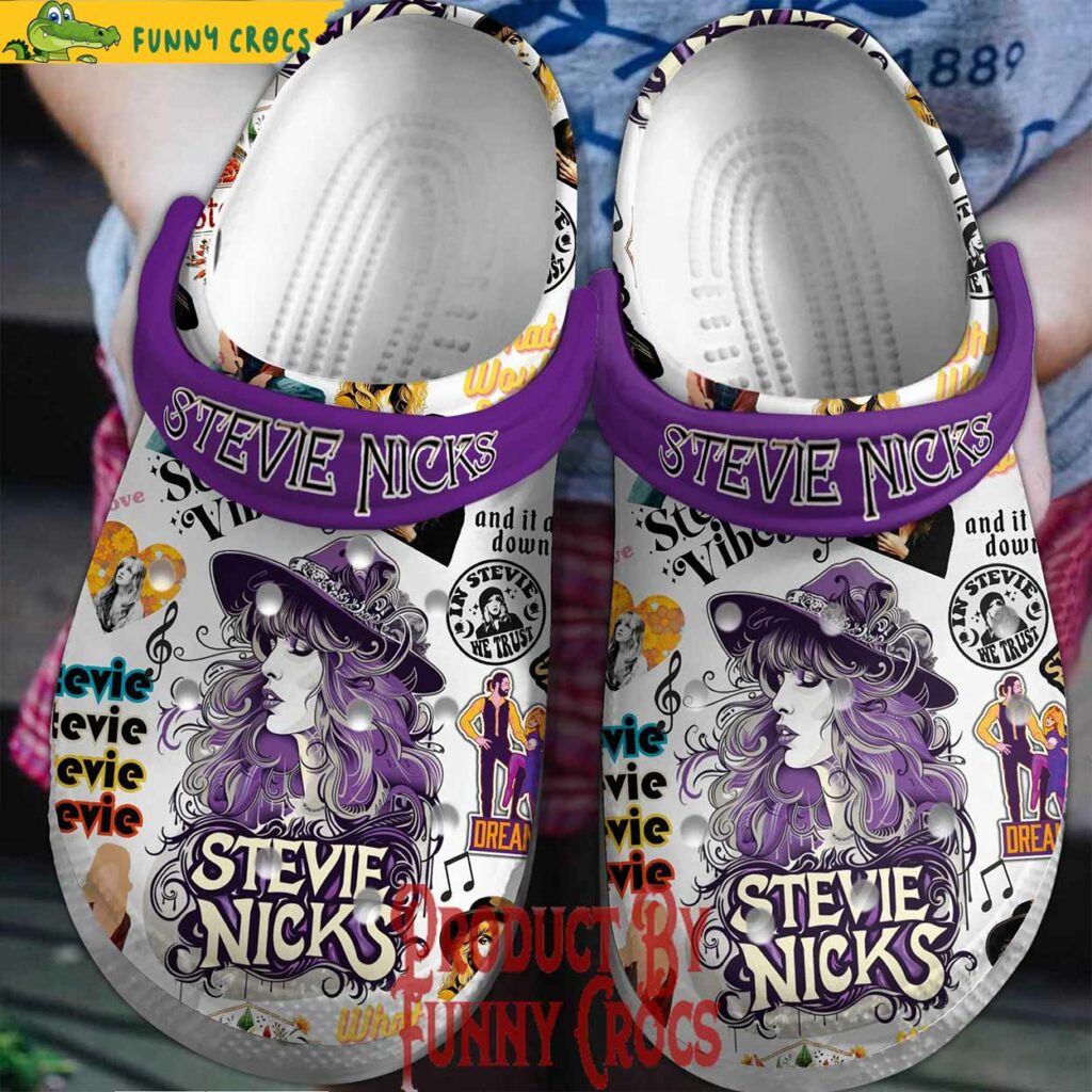 Stevie Nicks Dream Crocs Slippers