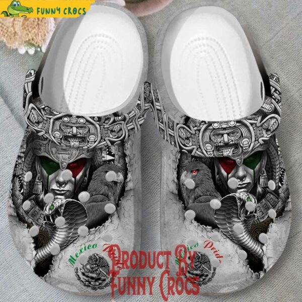 Trendy Aztec Warrior Eagle Mexico Custom Crocs Gift