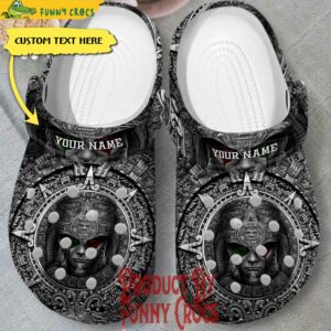 Trendy Aztec Warrior Eagle Mexico Custom Crocs Style 2