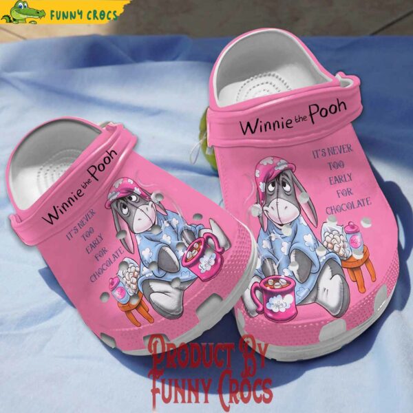 Eeyore It’s Never Too Early For Chocolate Crocs Slippers