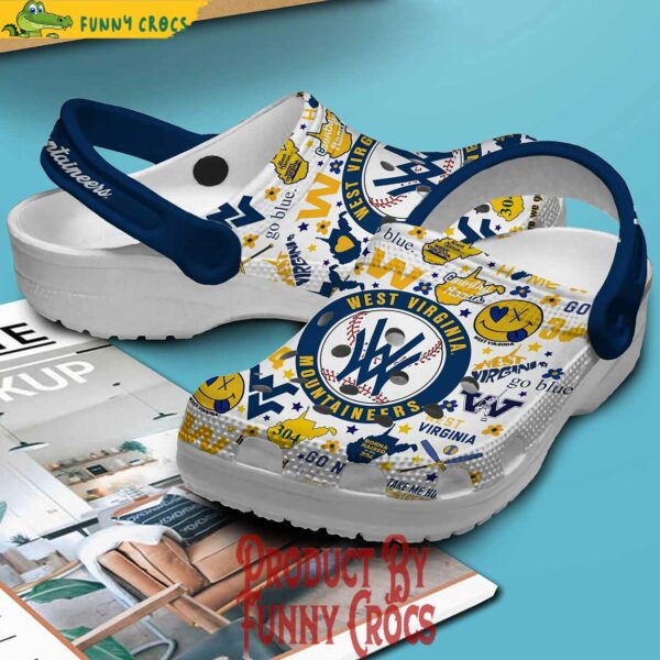 West Virginia University Baseball Crocs Style