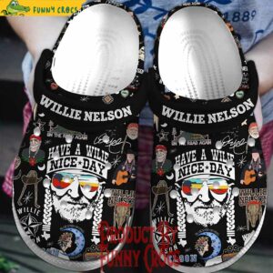 Willie Nelson Have A Nice Day Crocs Style