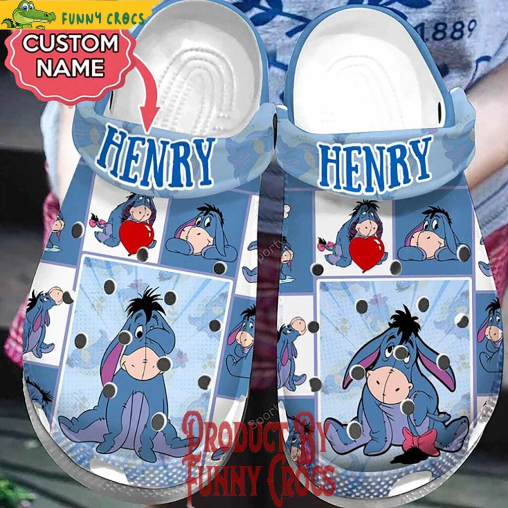 Custom Walt Disney Eeyore Crocs Shoes