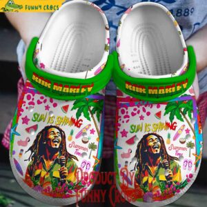 Bob Marley Sun Is Shining Crocs Style