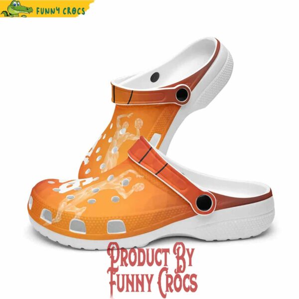 Custom Basketball Orange Crocs Fan Club