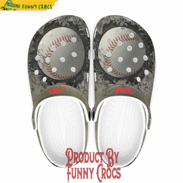 Custom Sport Baseball Grey Crocs Online