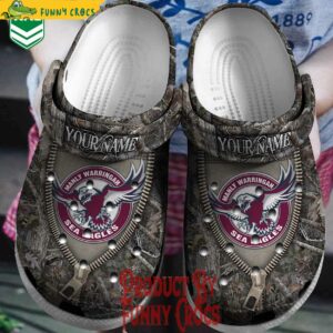 Customized NRL Manly Warringah Sea Eagles Crocs Perfect For Hunting