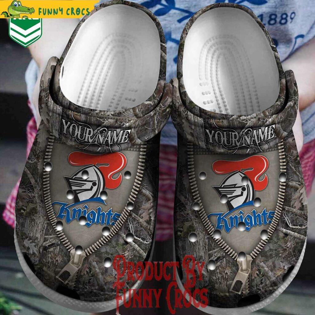 Customized NRL Newcastle Knights Crocs Perfect For Hunting