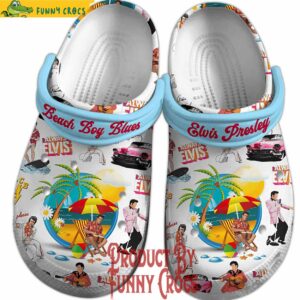 Elvis Presley Beach Boy Blues Crocs Style