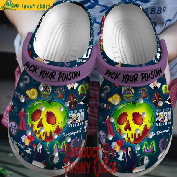 Evil Queen Pick Your Poison Disney Crocs Shoes