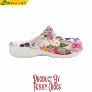 Floral Skull Rose Skeleton Crocs Online 3