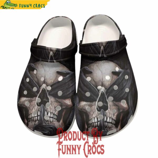 Halloween Skeleton Xmas Skull Gothic Horror Crocs Style