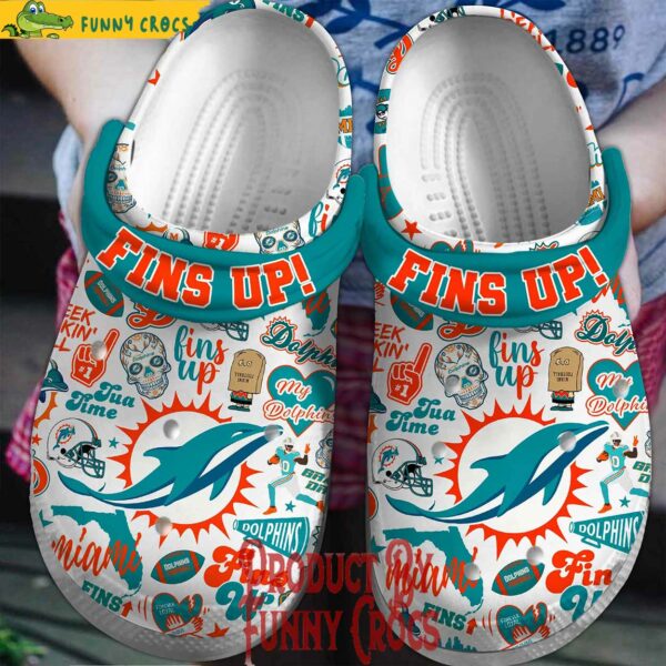 Miami Dolphins Fins Up Crocs Online