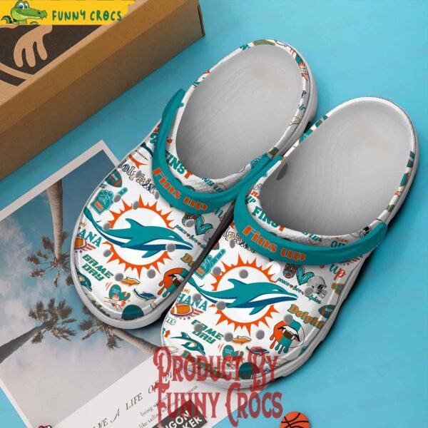 Miami Dolphins News White Crocs Style