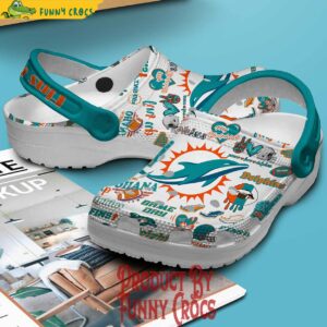 Miami Dolphins News White Crocs Style 3