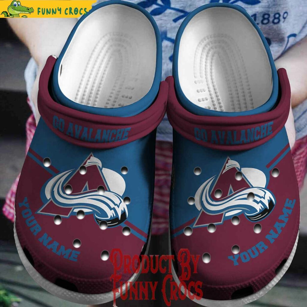 NHL Go Avalanche New Custom Crocs Style