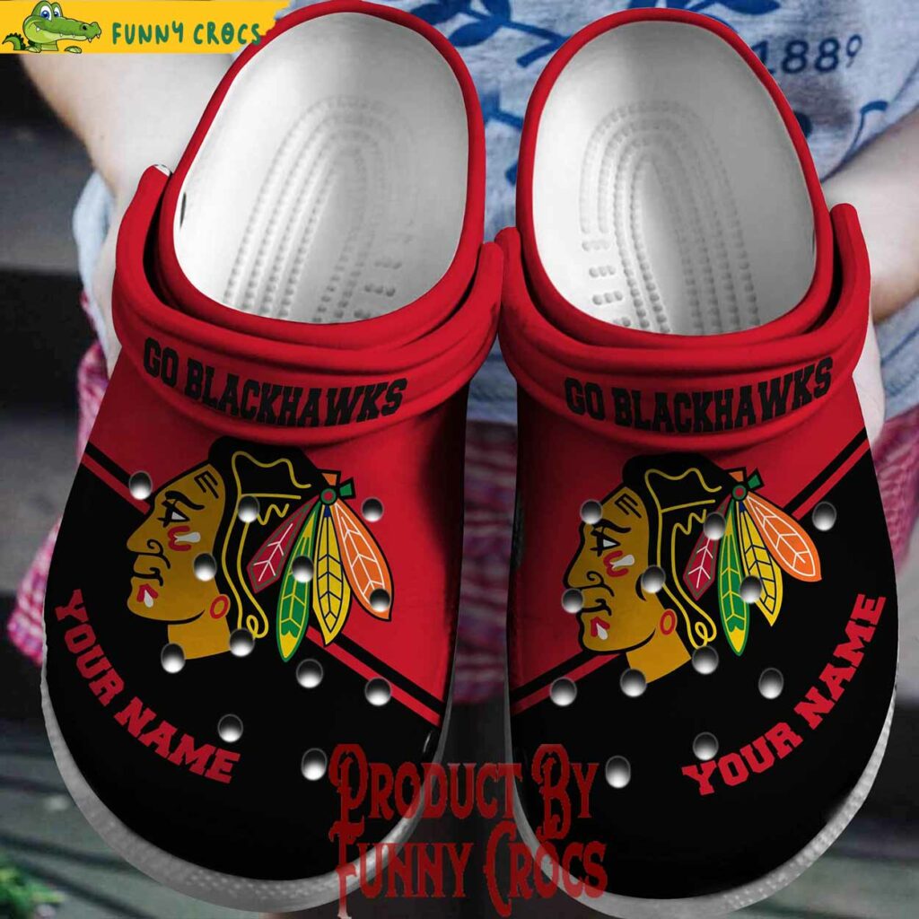 NHL Go Blackhawks New Custom Crocs Style