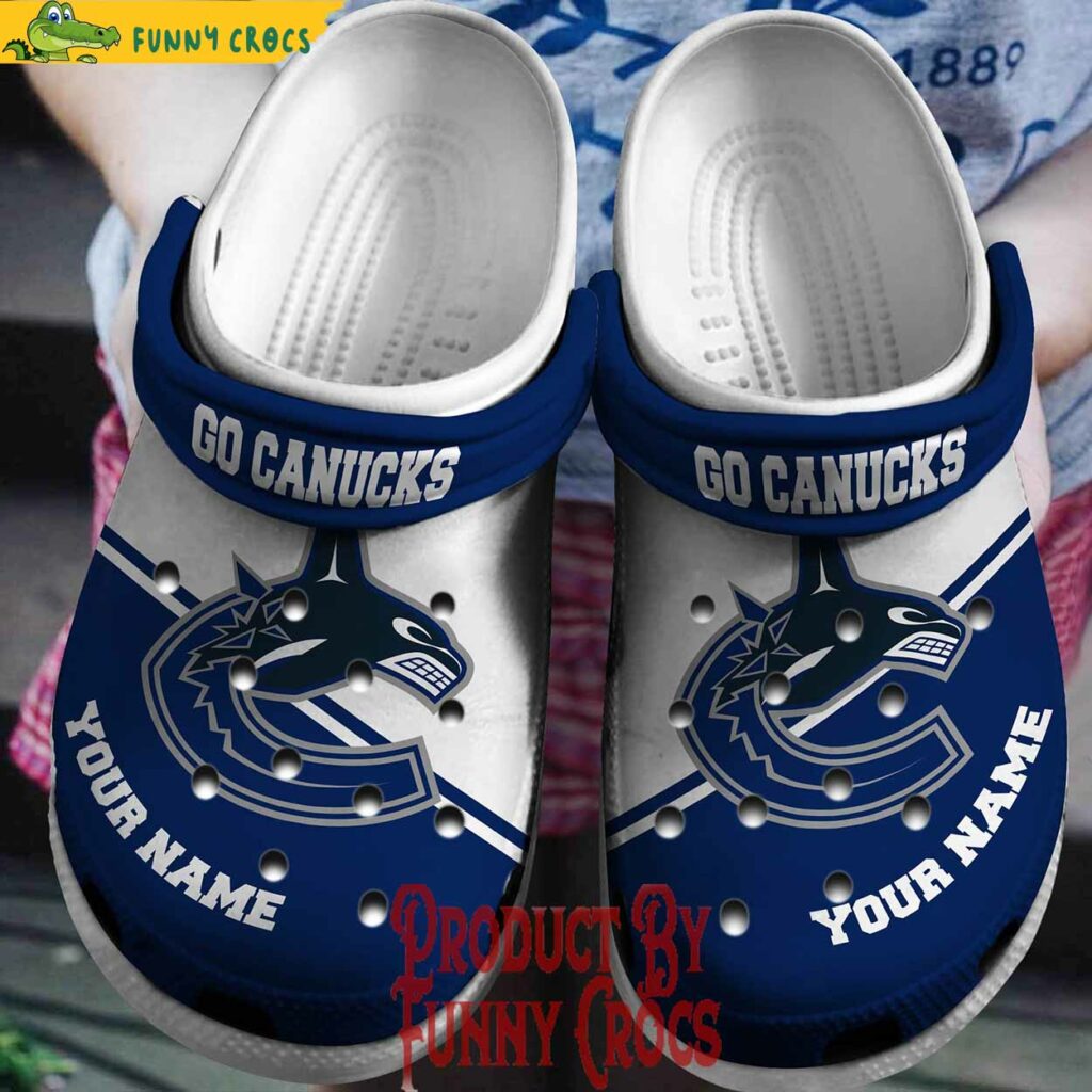 NHL Go Canucks Custom Crocs Style