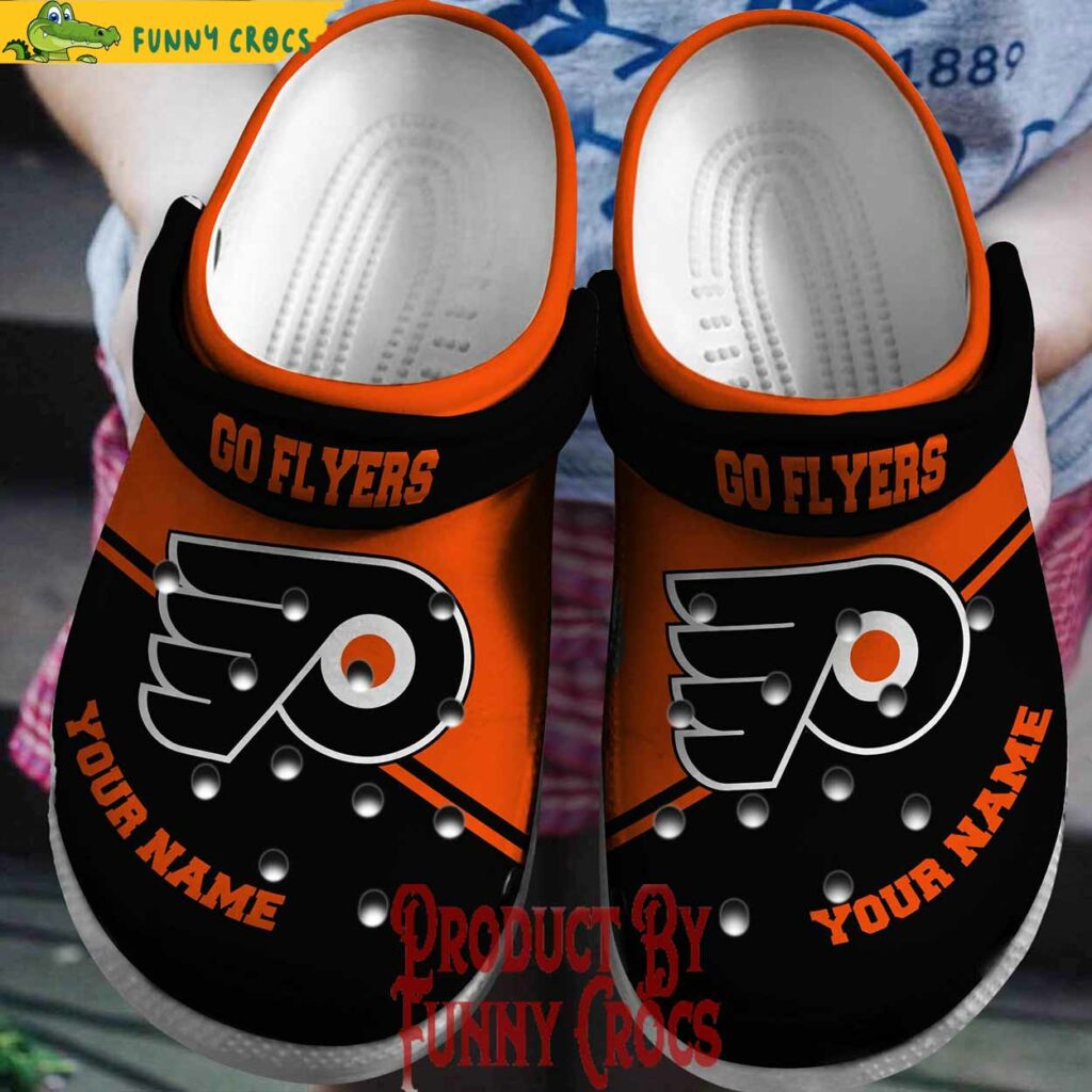 NHL Go Flyers Custom Crocs Style