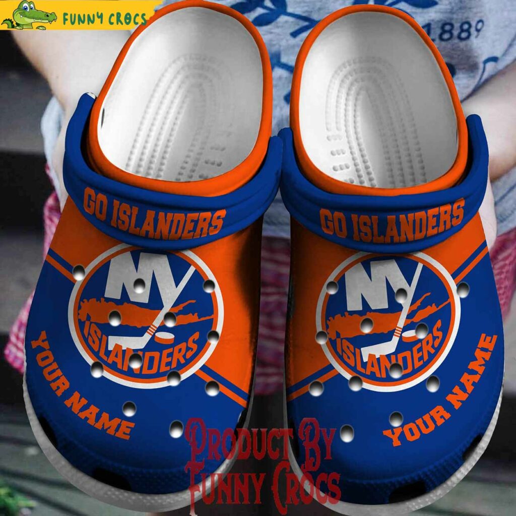 NHL Go Islanders Custom Crocs Style